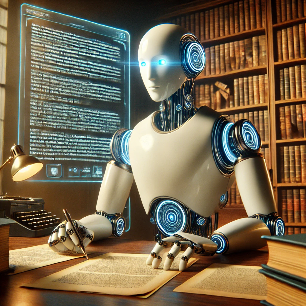 AI evaluating a human writer's fiction manuscript