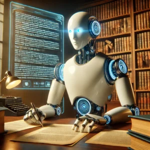 AI evaluating a human writer's fiction manuscript
