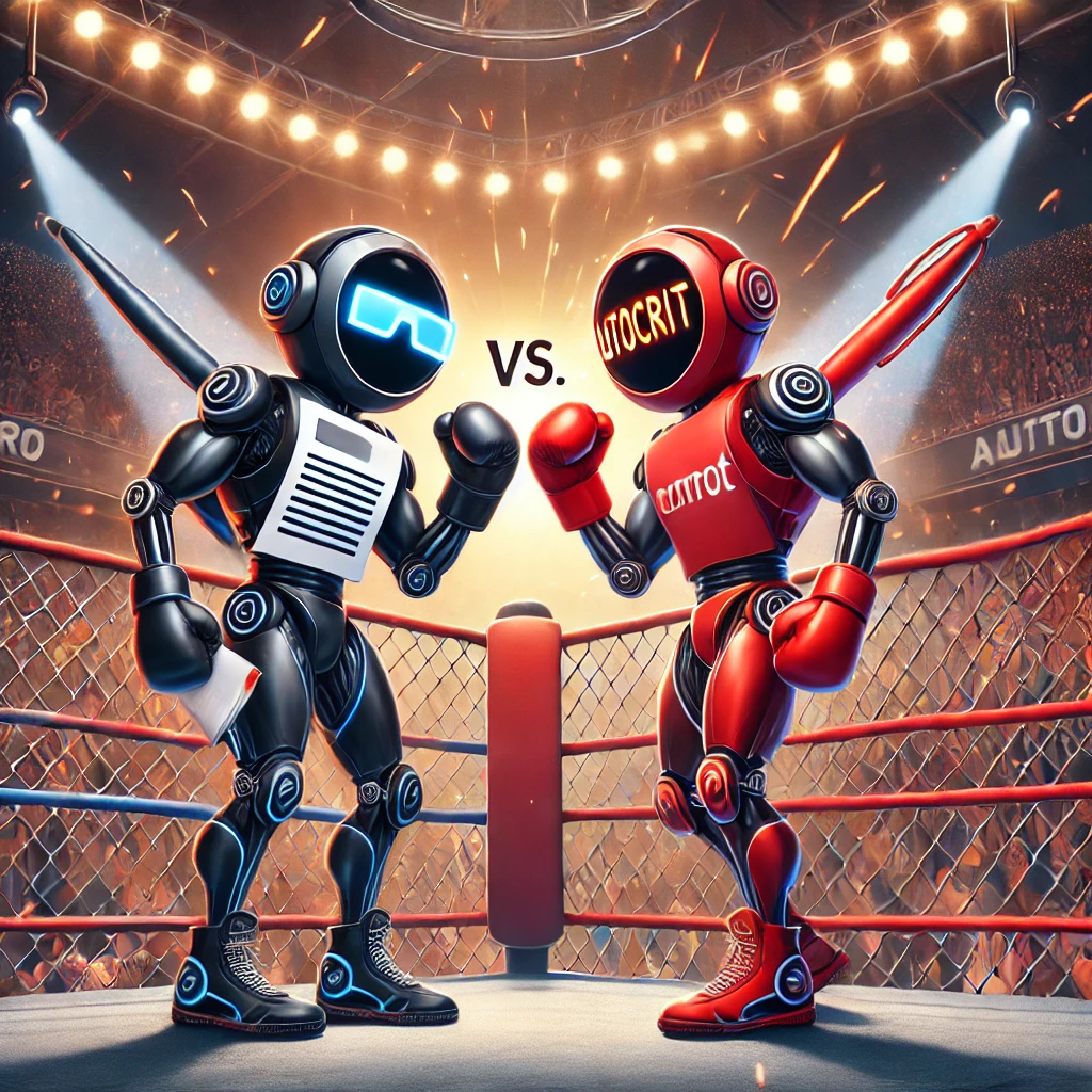 AI evaluating a human writer's fiction manuscript